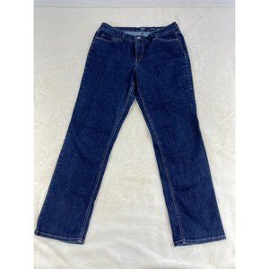 Crown & Ivy Dark Wash Straight Leg Jeans Sz 12R